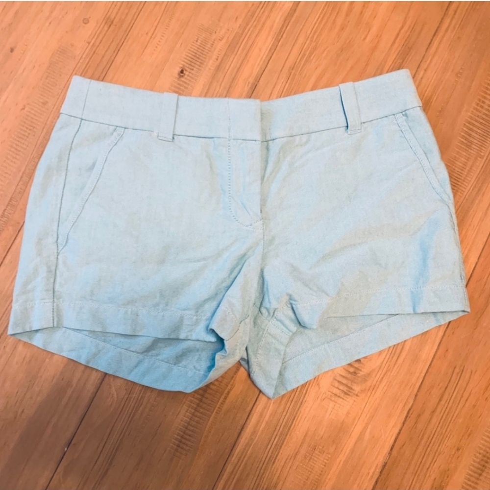 J. Crew Light Blue Cotton Shorts